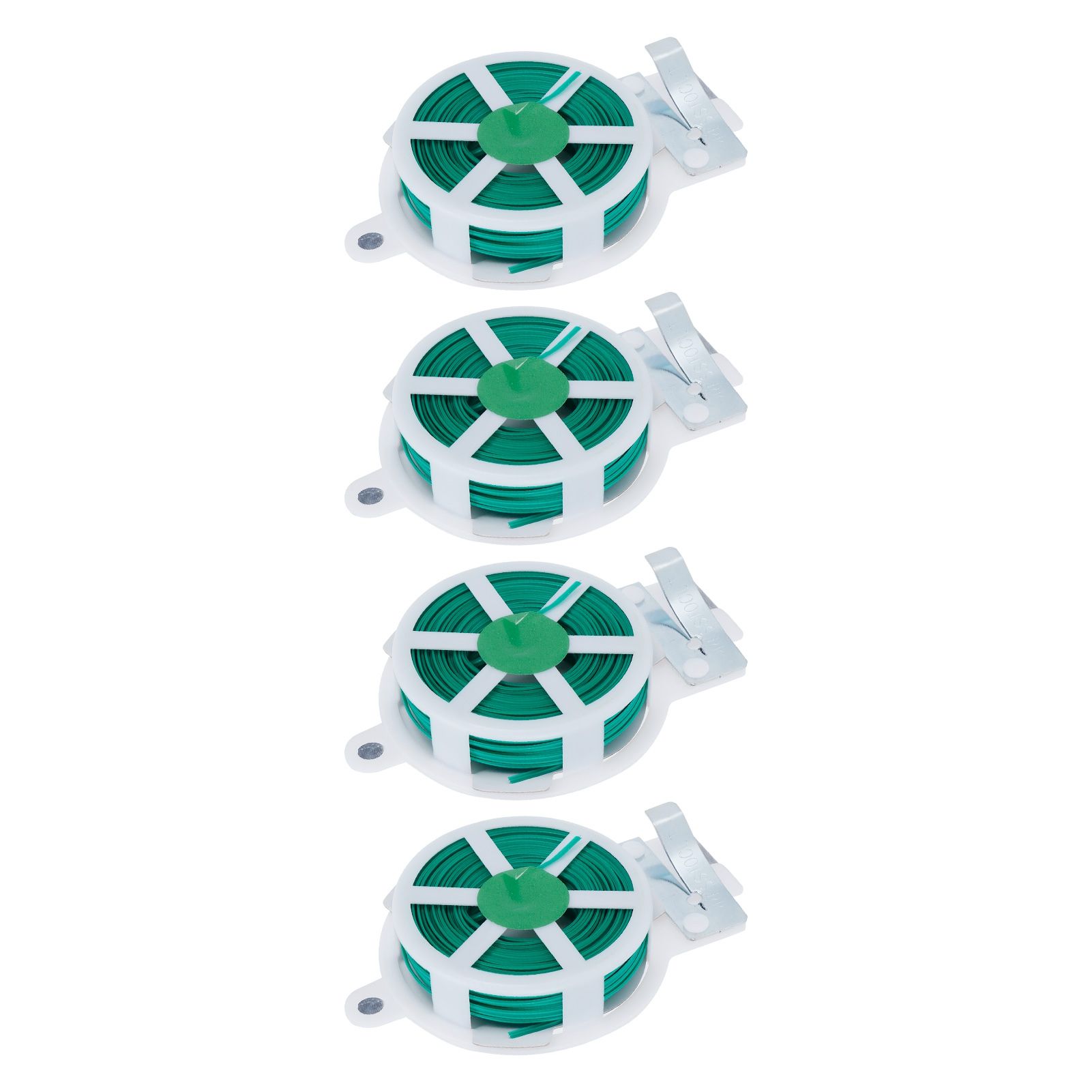 4Pcs Garden Plant Ties with Cutter Climbing Plants Flower Support Strap Ties Accessory 30m — image 5