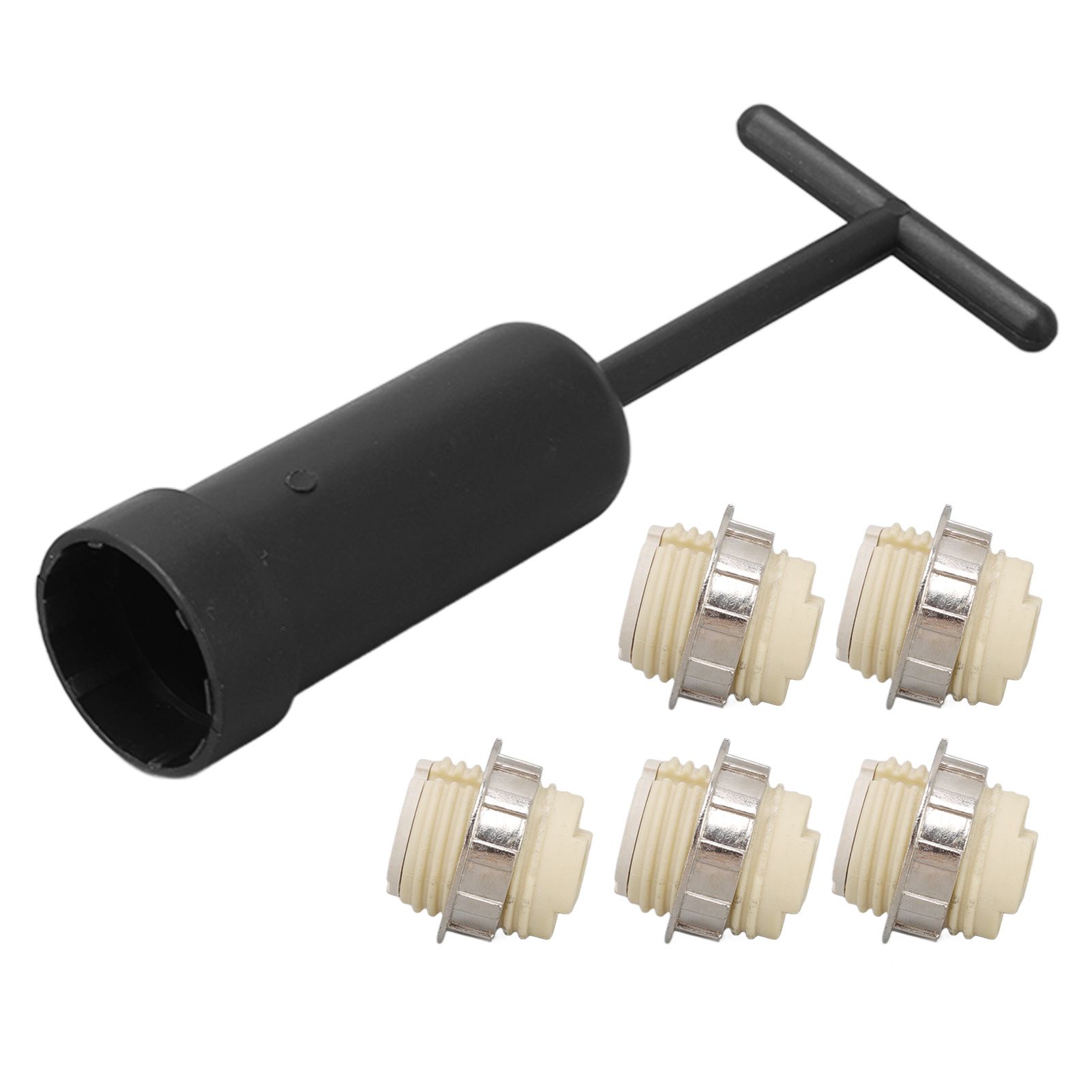 5Pcs G9 Ceramic Lamp Holder Temperature Resistance Zinc Alloy Ring Light Bulb Base Socket with Socket Ring Removal Tool โ image 6