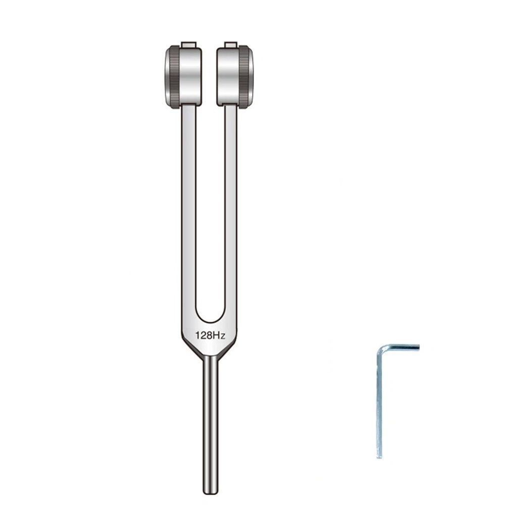 Aluminum Tuning Fork,128 Hz Weighted Tuning Fork Medical-Grade Tuning Forks for Healing-Professional Tuning Fork