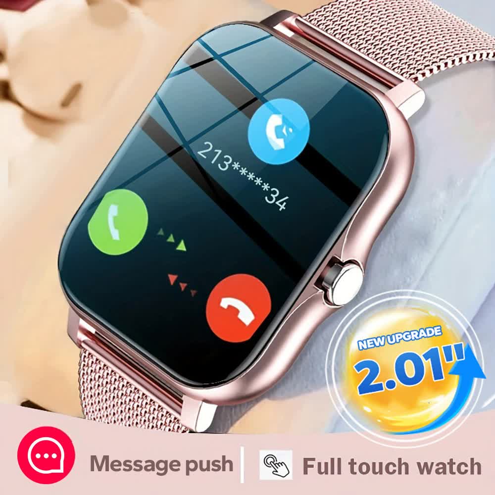 Pink Smart Fitness Watch with Large Display - 24 Sport Modes, Heart Rate Monitor & More โ image 2