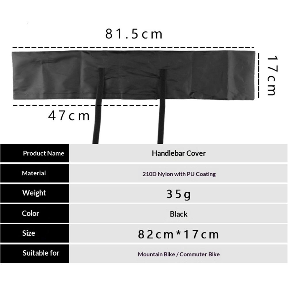 Bike Handlebar Protector Cover Dustproof Waterproof Handle Bar Cover Universal E-Bike Handlebar Cover Handle Bar Maintenance Cover for Road Bike Cycling — image 3