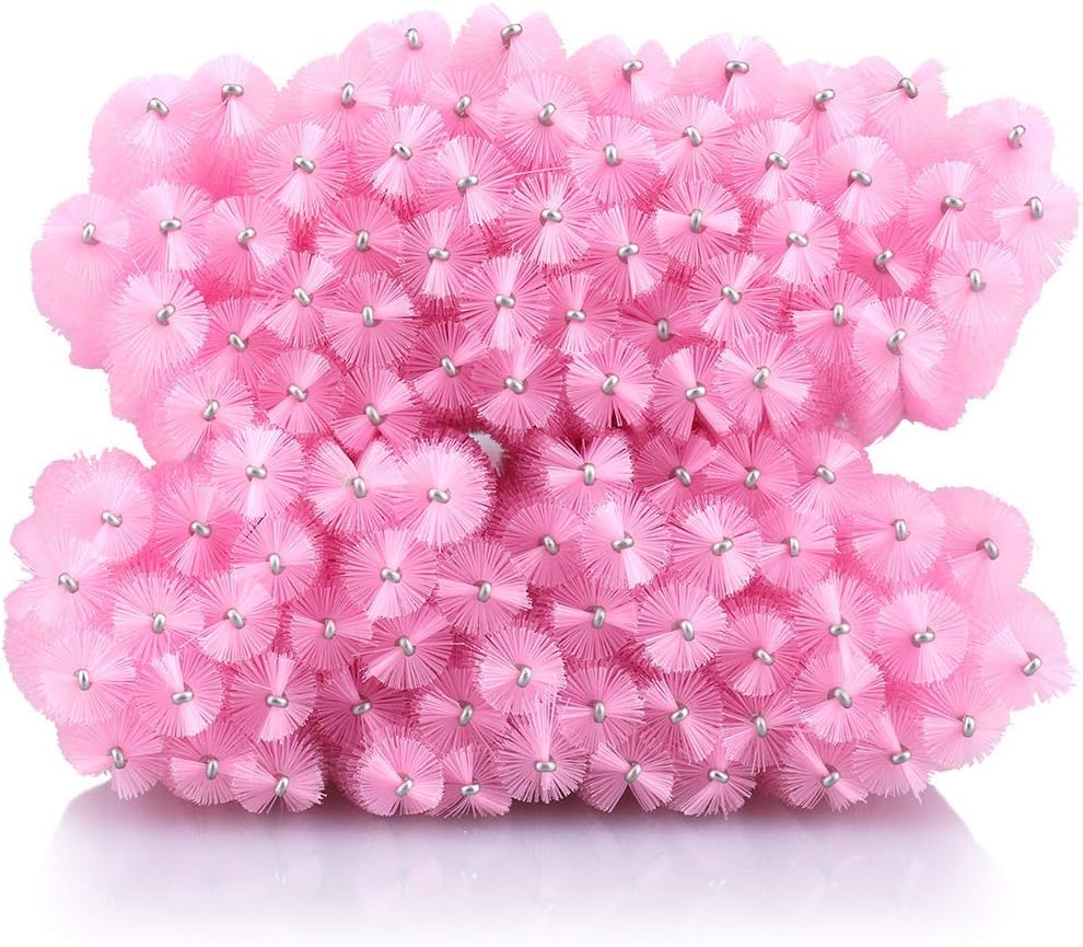 Lash Brush - 100 pieces - Disposable Lash Brush - For Eyelash Extensions - Pink - Crystal Mascara Stick - Applicator — image 3