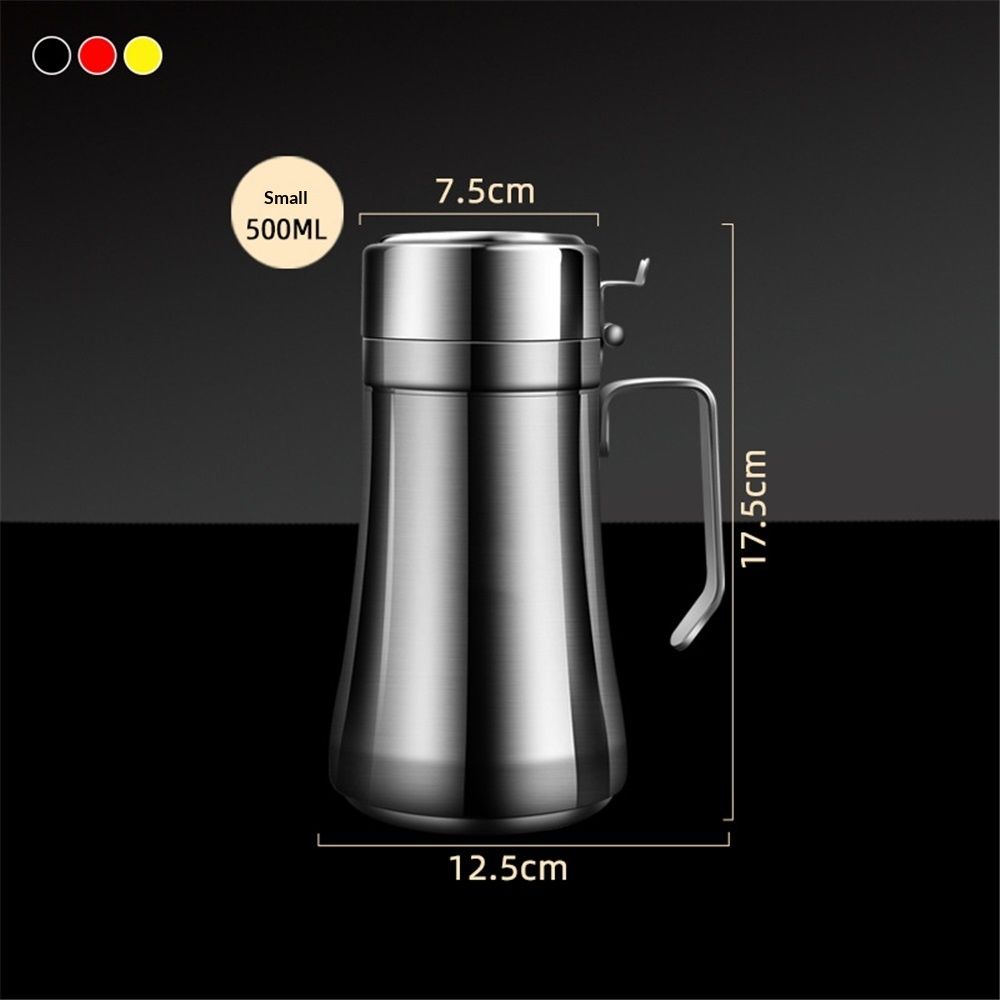 Olive Oil Dispenser, 500ML Stainless Steel Bottle with Lid, Leak Proof, Salad Dressing Storage, Cooking & BBQ โ image 5