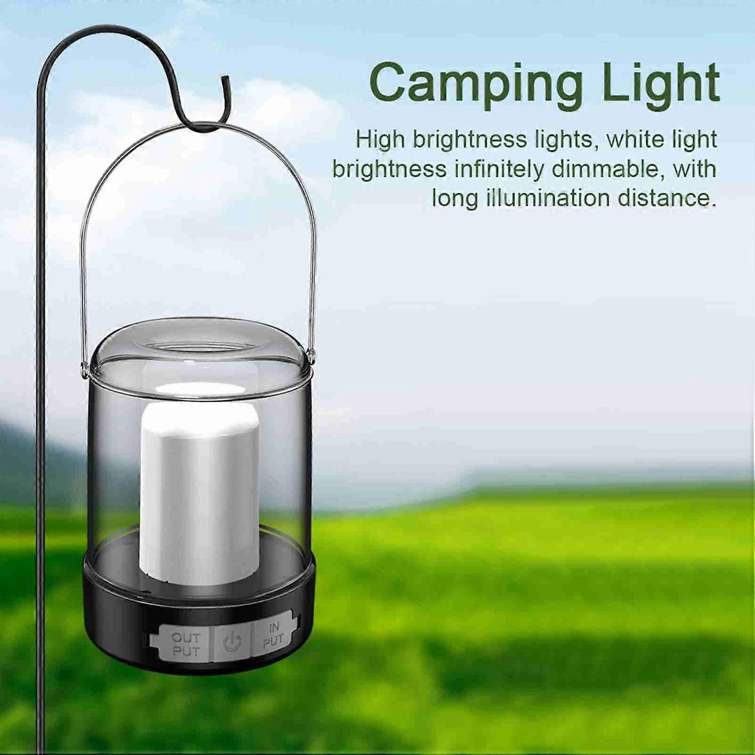 Portable Camping Light Multifunctional Outdoor Night Lights Type-C Charging and USB Output Interface — image 2