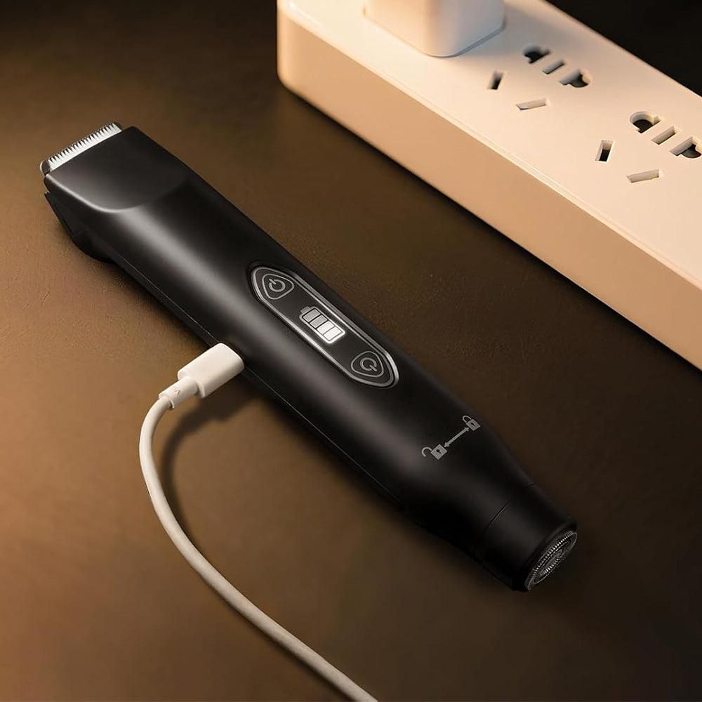 3-in-1 Electric Shaver & Nose Hair Trimmer for Face & Body Black โ image 3