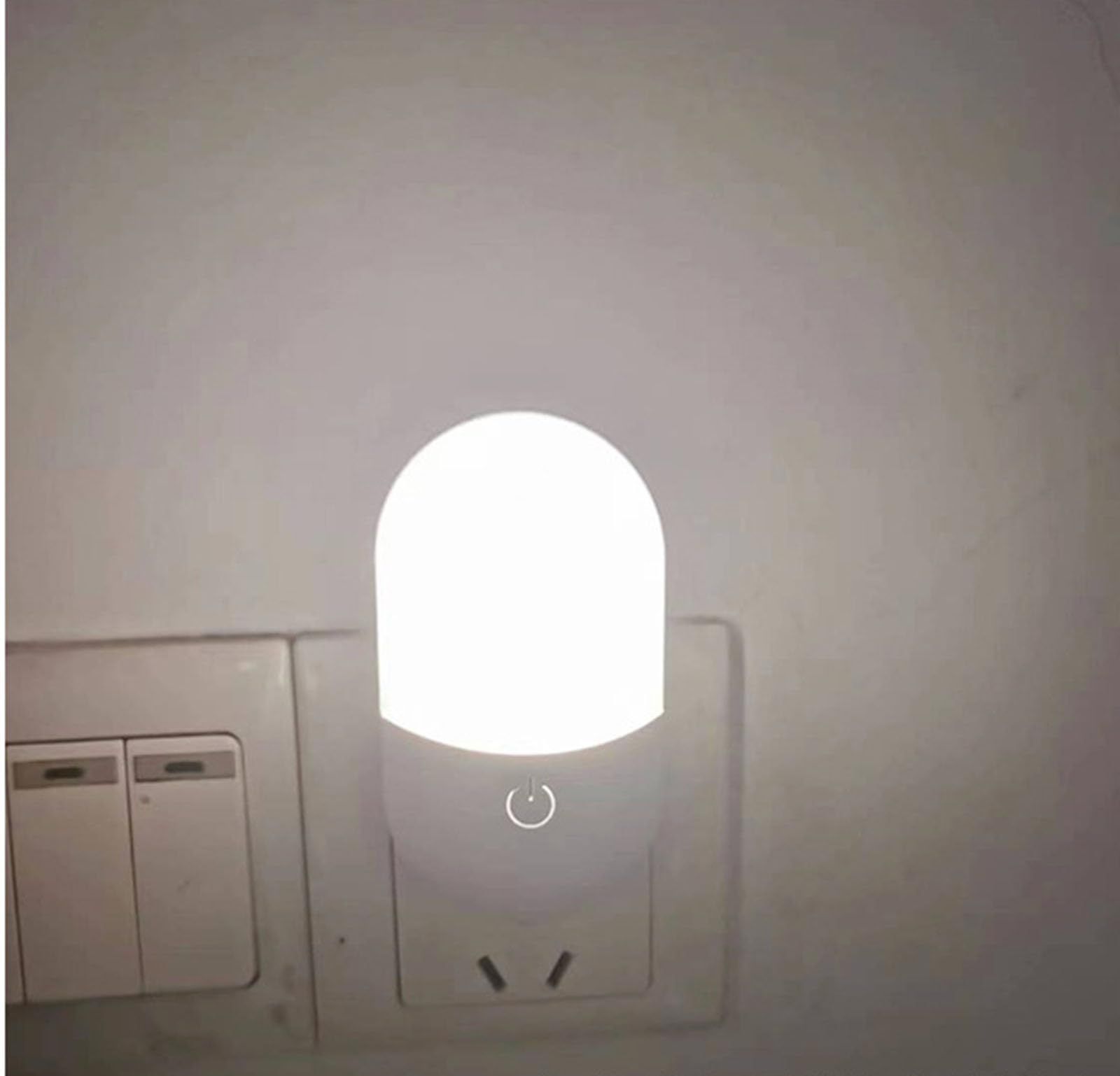 soft diffused light energy saving and durable plug-in night light widely applicable easy to install durable and safe — image 4