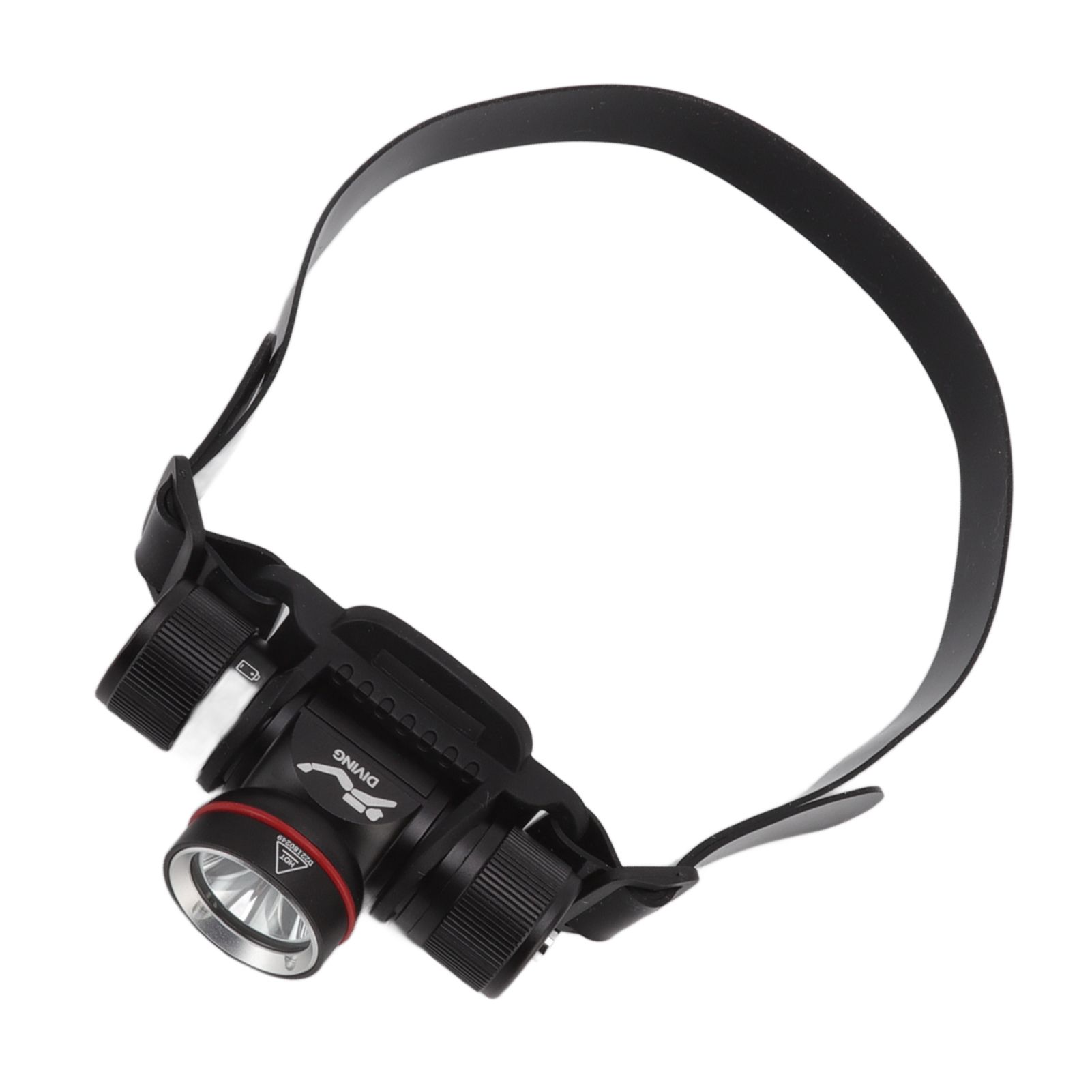 Diving Headlamp 1500LM Yellow Light LED Diving Head Lamp IPX8 Waterproof Underwater 80m Depth Headlight — image 6