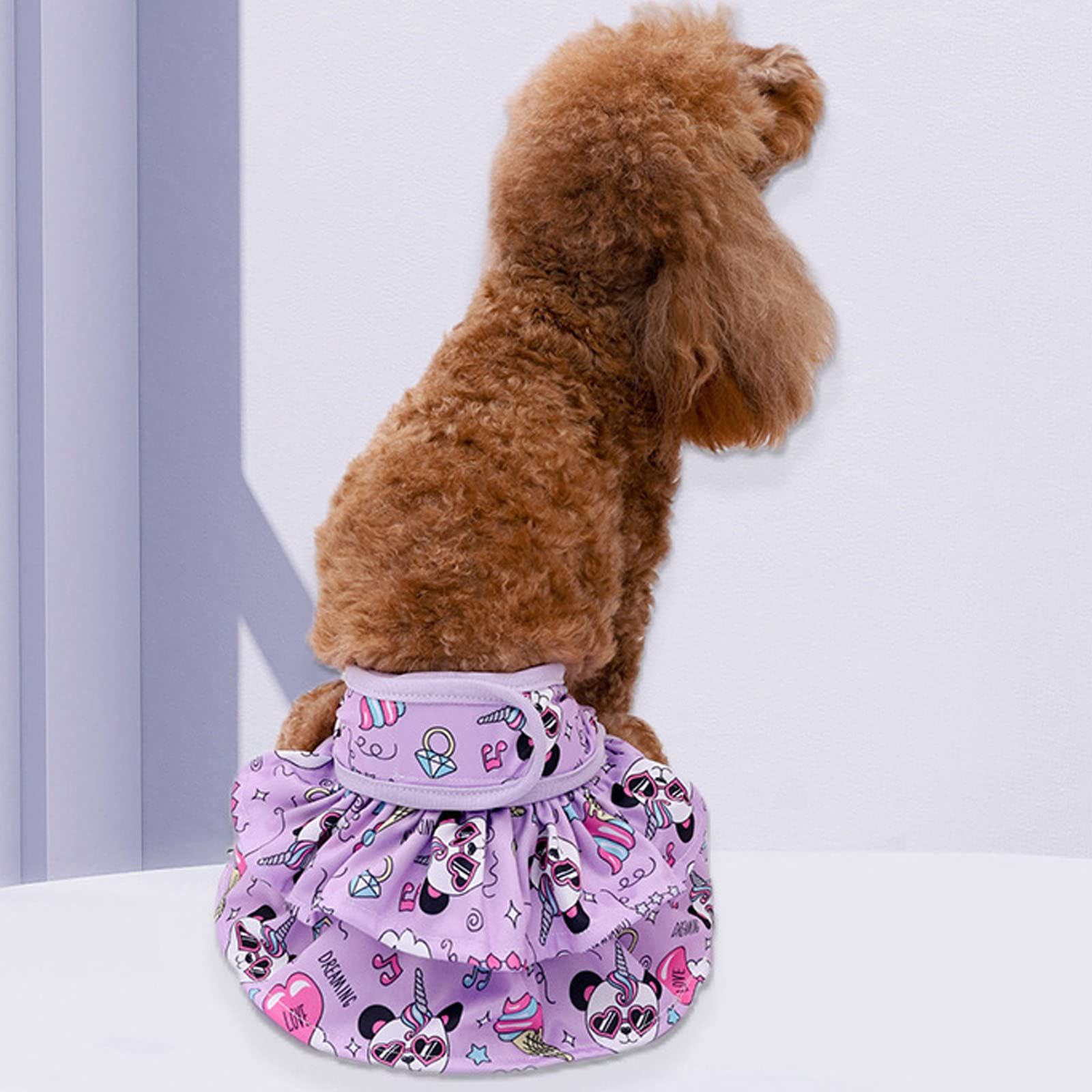 Dog Sanitary Panties Diaper Shorts Sanitary Pantie Female s Waterproof Underwear Diaper Panties Period Briefs Physiological Shorts(m) — image 3