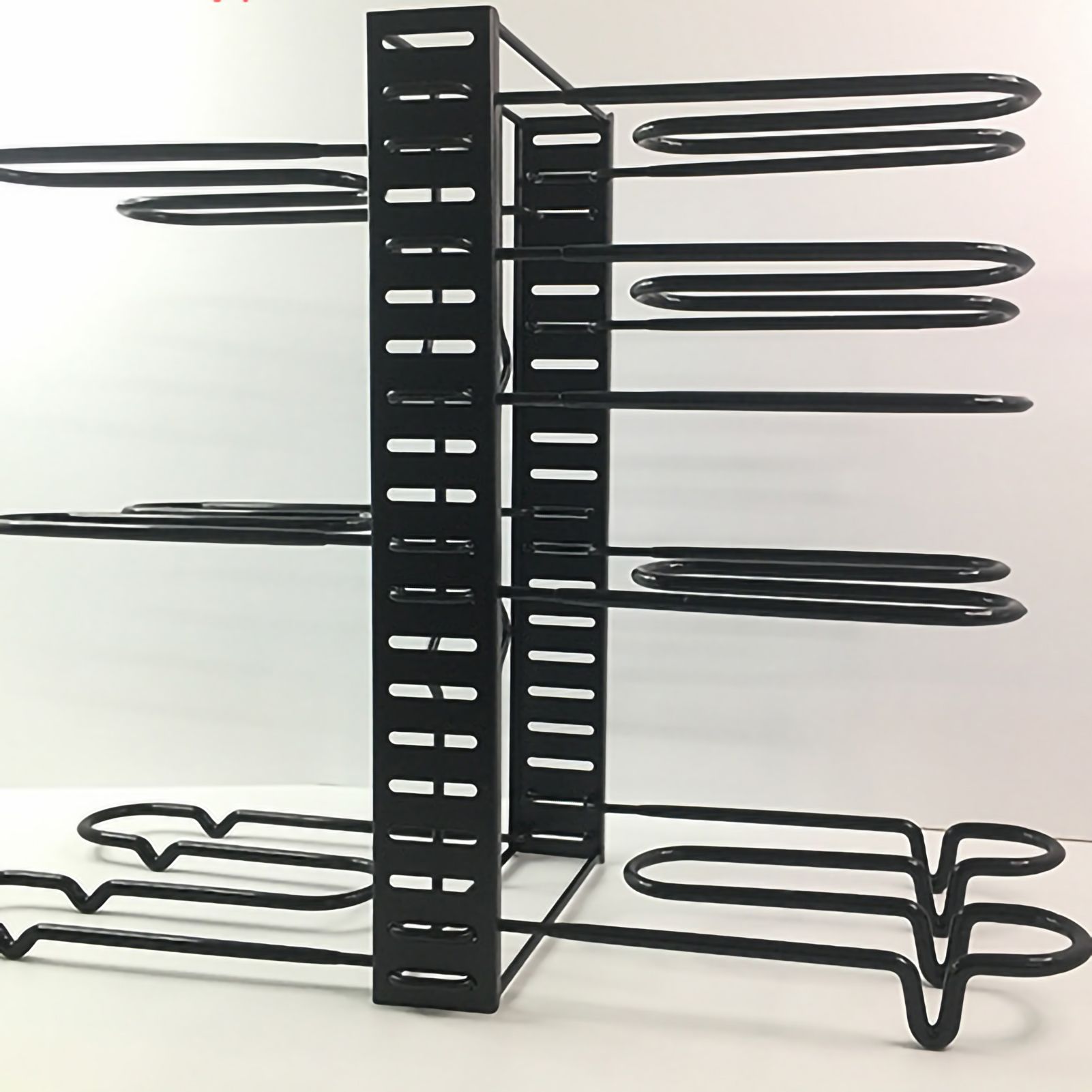 Multi Layer Pot Shelf Thicken Iron Art Pot Holder for Cutting Board Chopping Board Pot Cover 8 Layers โ image 4