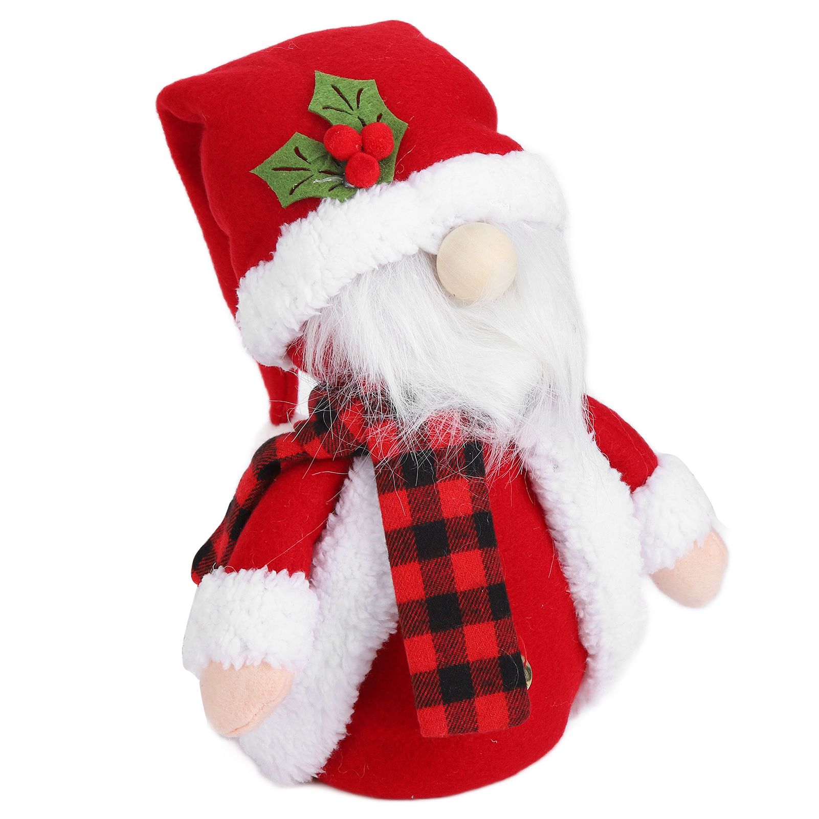 Christmas Decoration Ornaments with Hood Innovative Doll Toy for Home Festival DecorSanta Claus — image 5