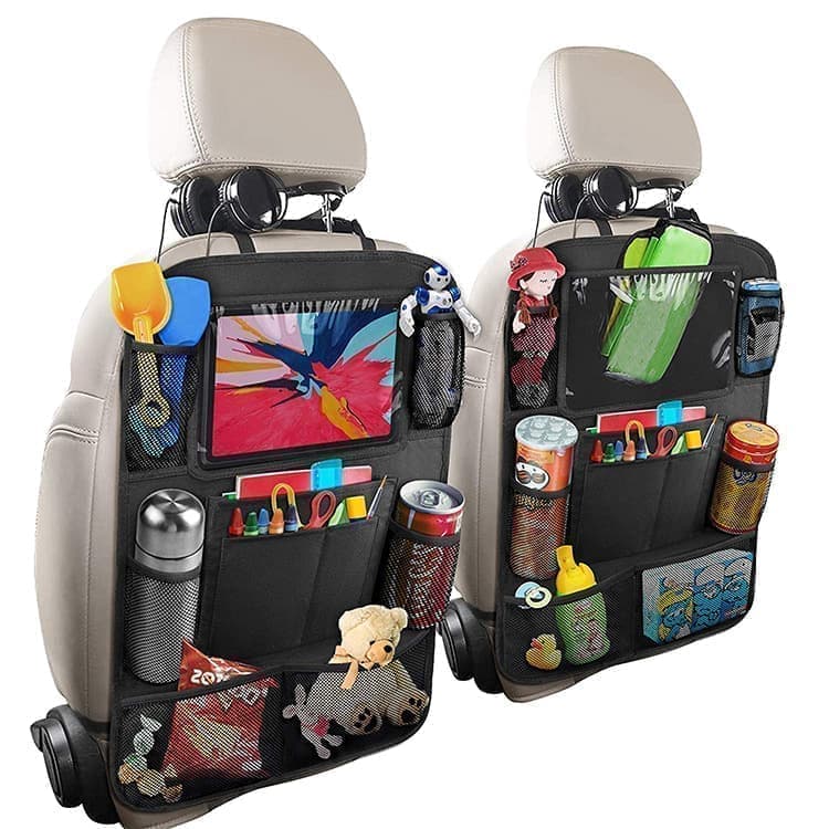 2-Pack Universal Car Back Seat Tablet Holder, 41ร61cm, Compatible with All Brands