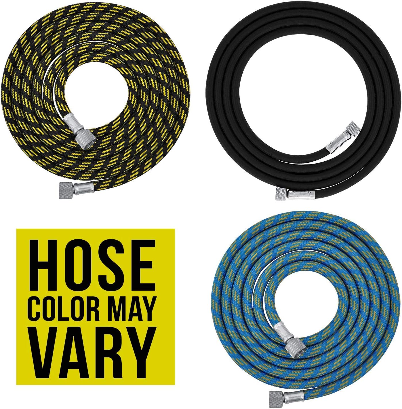 Premium 10 Foot Nylon Braided Airbrush Hose with Standard 1/8" Size Fittings on Both Ends (Hose Color May Vary) โ image 6