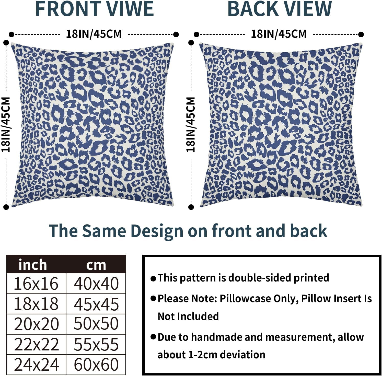 Lime Green White Leopard Print Pillow Covers 18x18 Inch Set of 2 Cheetah Animal Spots Decorative Throw Pillows For Couch Farmhouse Chinoiserie Pillow Cases — image 5
