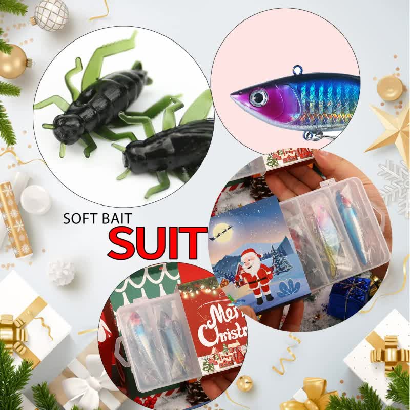 Fishing Lures Tackle Set for Fisher Men, Father, Granpa, Boys - 2025 Christmas Surprise Gift 78pcs โ image 2