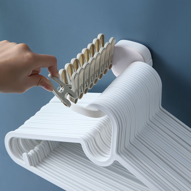 2pcs Hanging clothes rack storage artifact โ image 4