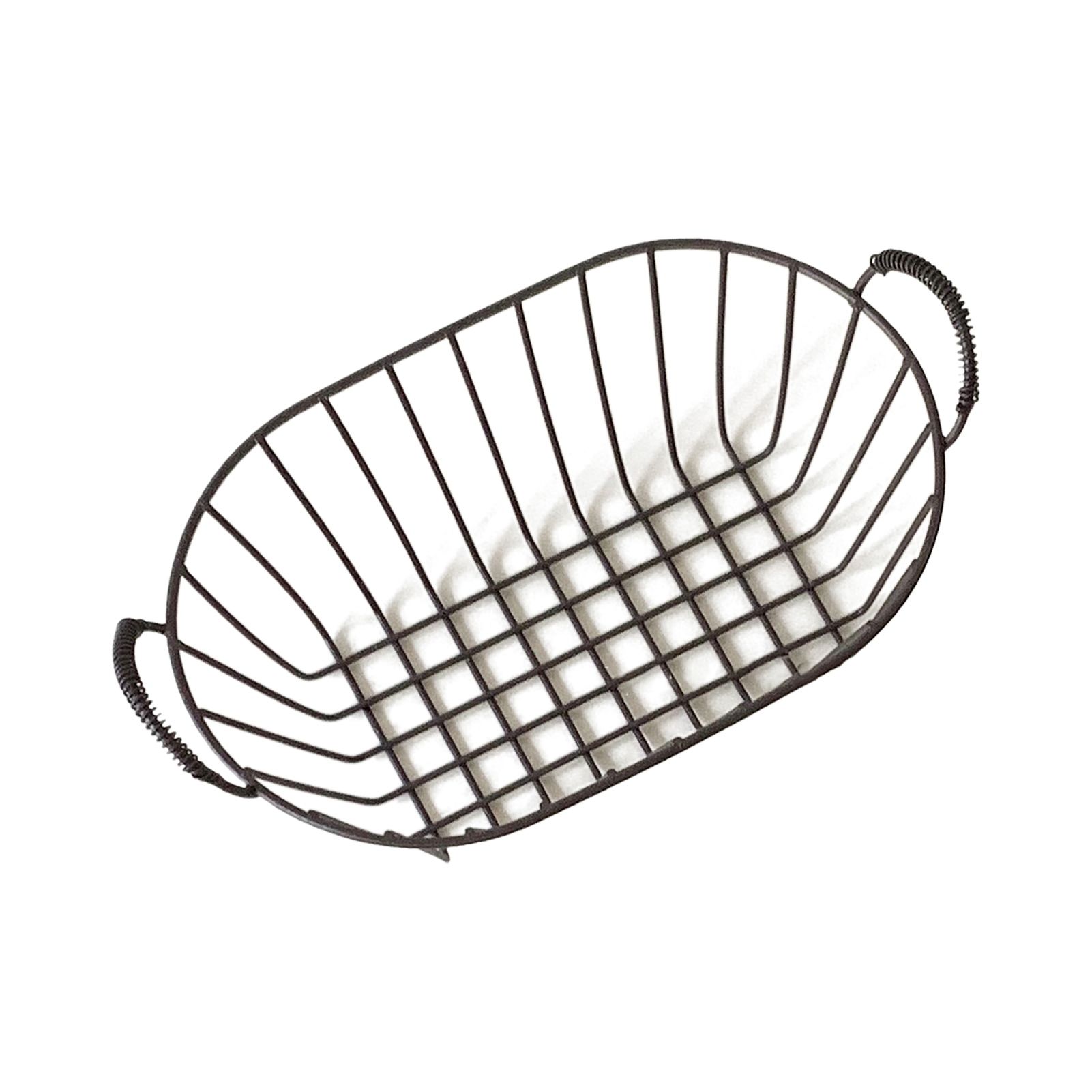 Wire Baskets Iron Handhold Storage Bins for Kitchen Cabinets Pantry Bathroom Laundry Room Refridge Black — image 3