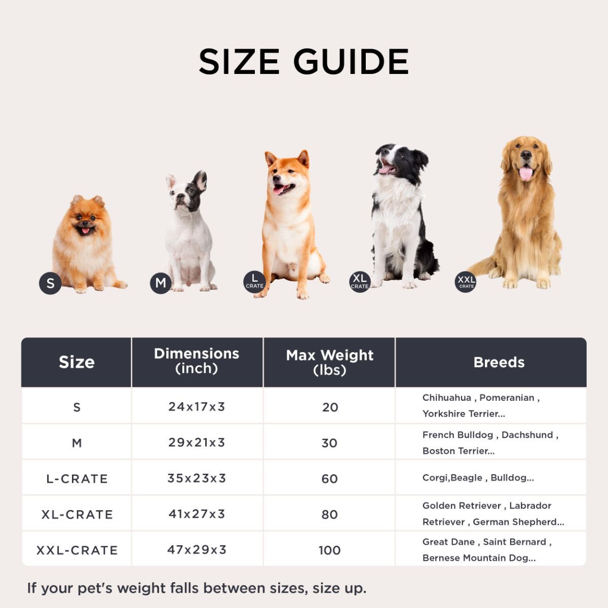 Washable Dog Bed for Crate, Giant Comfort Fluffy Plush Pet Pillow Bed Kennel Pad with Non-Slip Bottom, Machine Washable Pet Sleeping Mat for Jumbo - Brown โ image 5