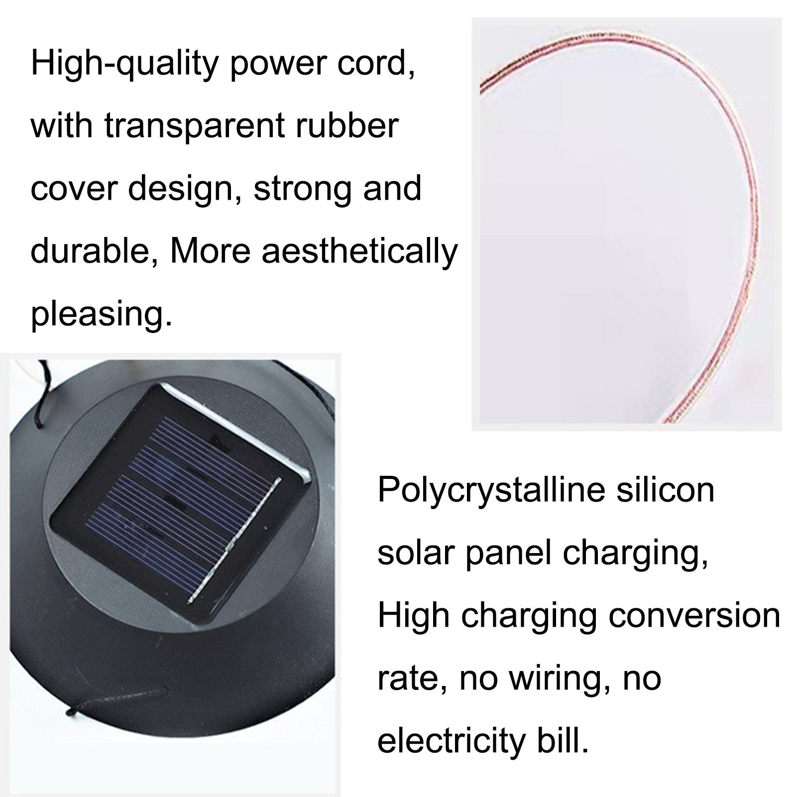 Yard Solar Wind Chime Light LED Solar Powered Wind Chimes Hanging Lamp for Patio Garden — image 4