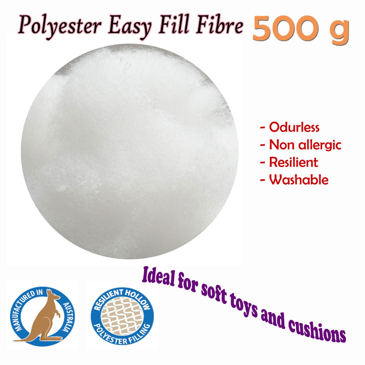 Easyrest Easy Fill Fibre 500 gram — image 2