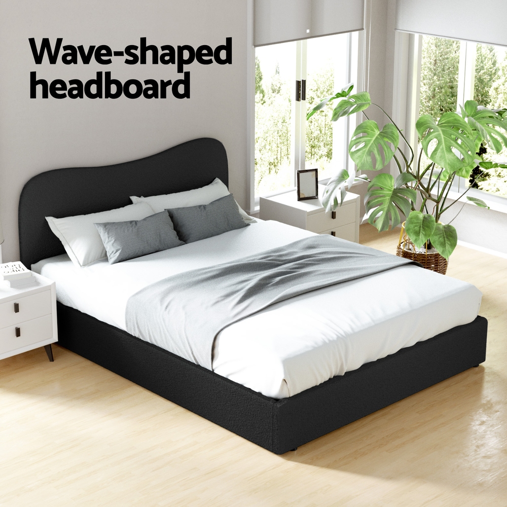 Artiss Bed Frame Queen Size Boucle DARA — image 5