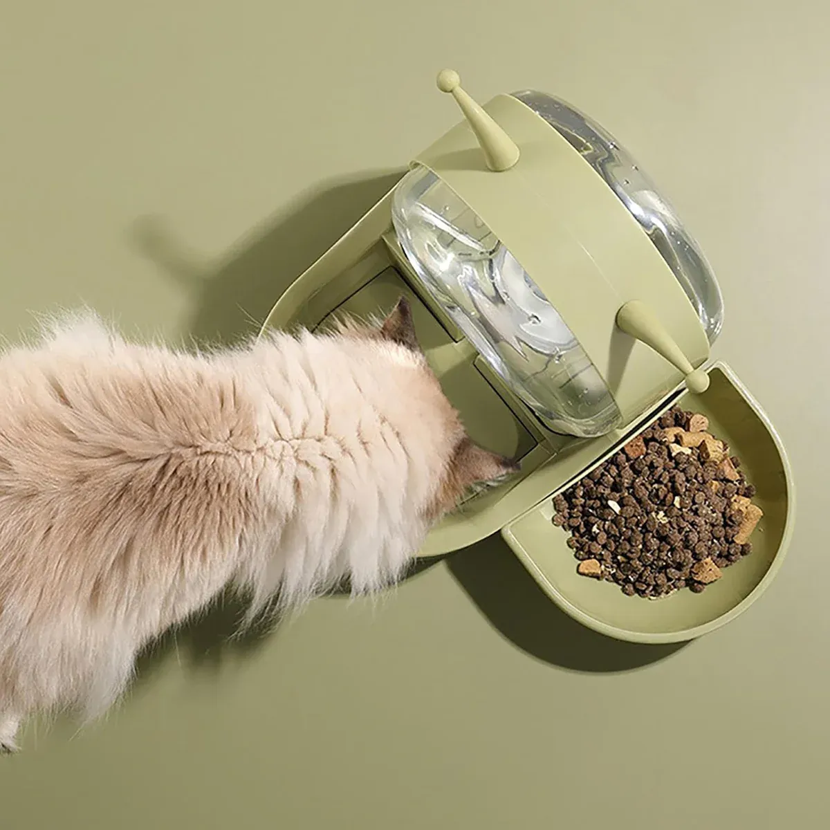 2.2L Large Capacity Pet Water Fountain with Food Bowl Auto Circulation Filtered — image 4
