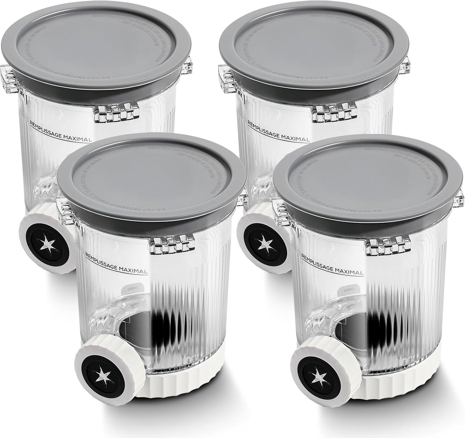 4 Pack Swirl Ice Creami Makers Pints and Lids,NC700 Makers Containers Cups creami accessories Compatible with Ninja Swirl Ice Cream NC700 NC701 Series & Soft