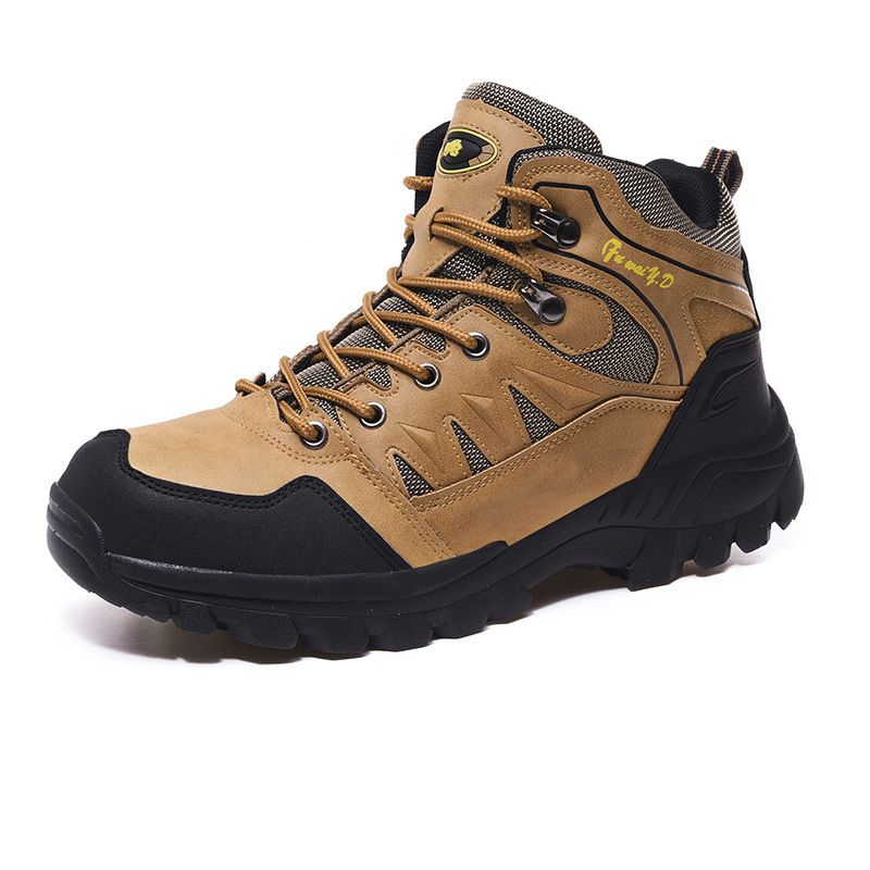 Men Hiking Shoes Minsi Xiusi Mid Top Anti Slip WN-9903-1 khaki 47