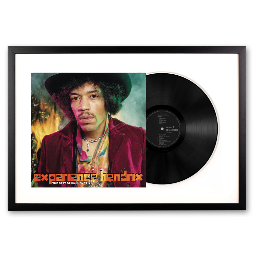 Framed The Jimi Hendrix Experience Hendrix: The Best of Jimi Hendrix Vinyl Album Art