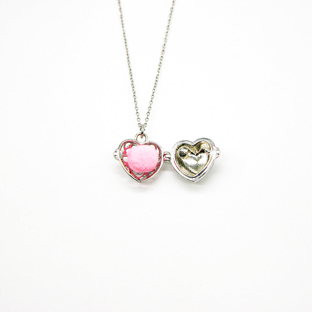 Gift Box - Love Heart White Gold Aroma Necklace + Purify Oil Blend — image 6