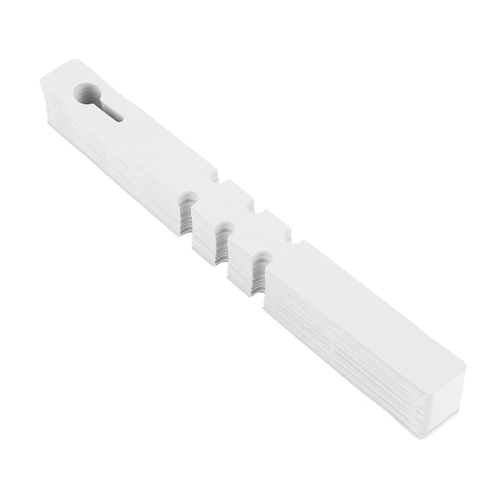 100pcs Plastic Nursery Garden Decor Stake Tags Plant Labels Lawn Ornament White — image 3
