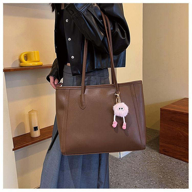 Black Single Shoulder Tote Bag (Without Pendant) โ image 6
