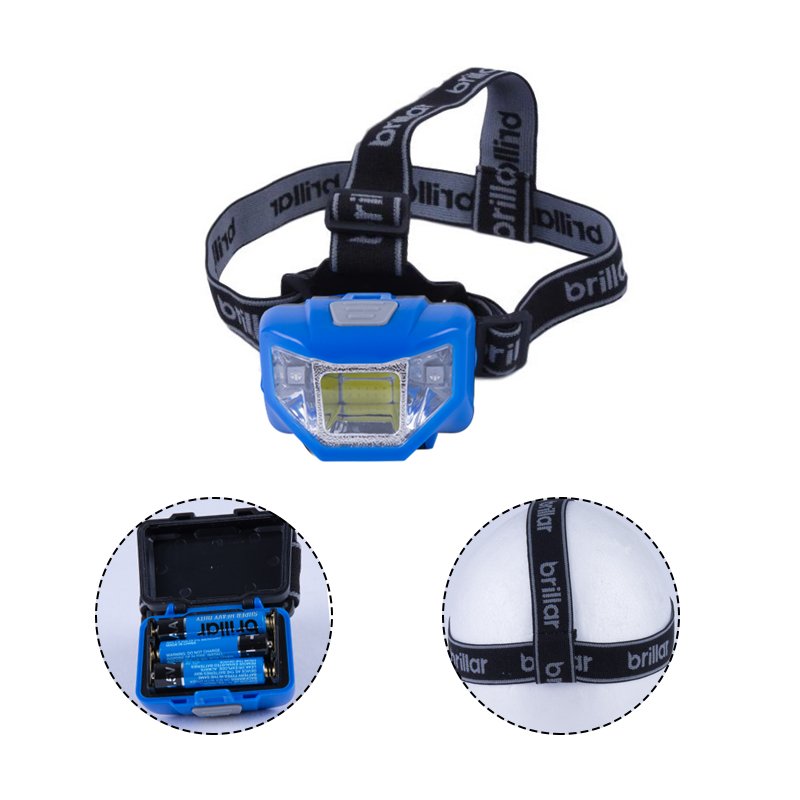 5 Mode Headlamp with COB LED Technology-Blue/Black - Blue โ image 4