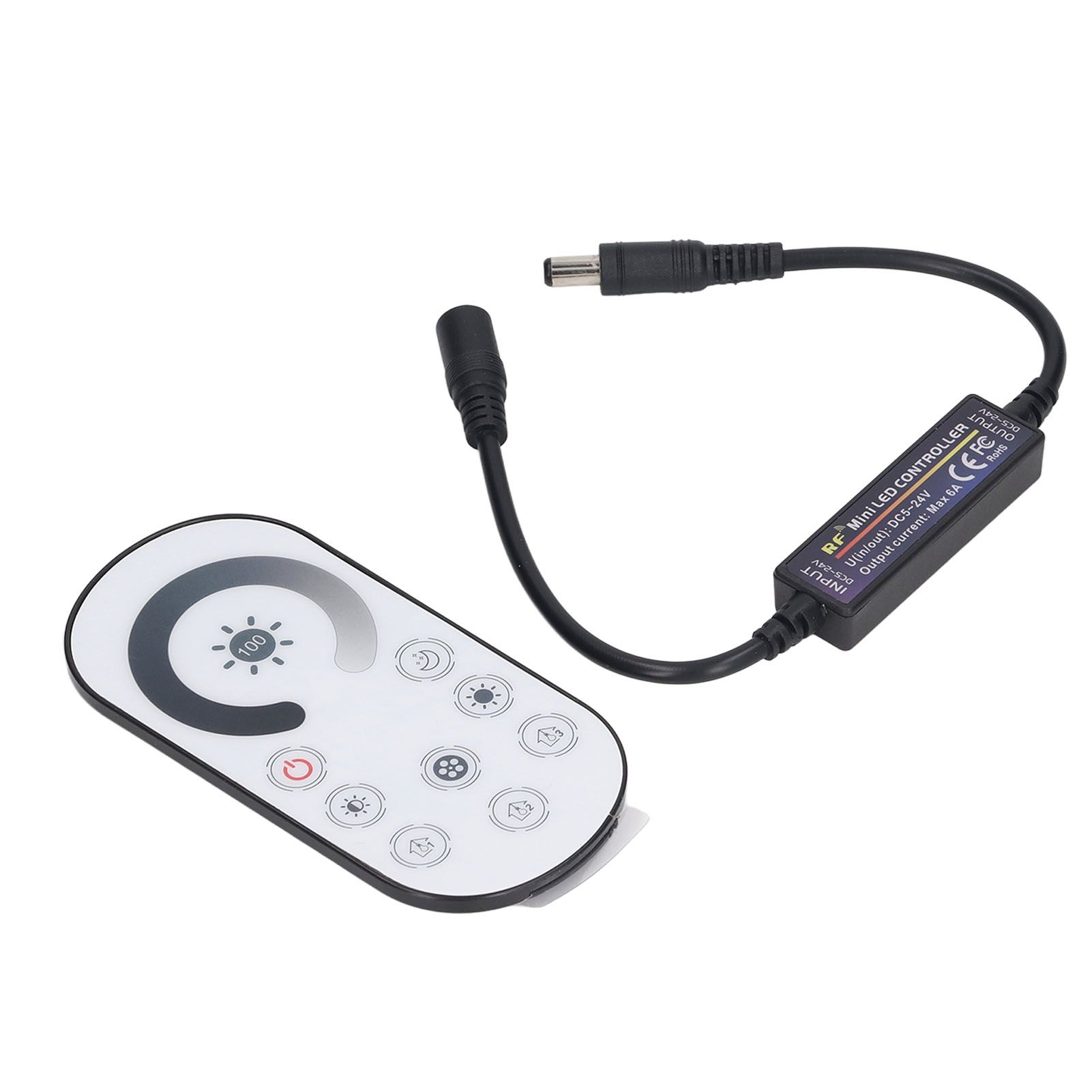 RF Full Touch Dimmer Wireless Constant Voltage LED Controller Mini Induction Light Bar Controller DC 5‑24V — image 3