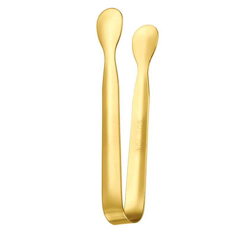 Ice Tongs Mini Sugar Tongs 4.3Inch Stainless Steel Small Serving Tongs, Small Kitchen Tiny Tongs for Appetizers, Tea Party