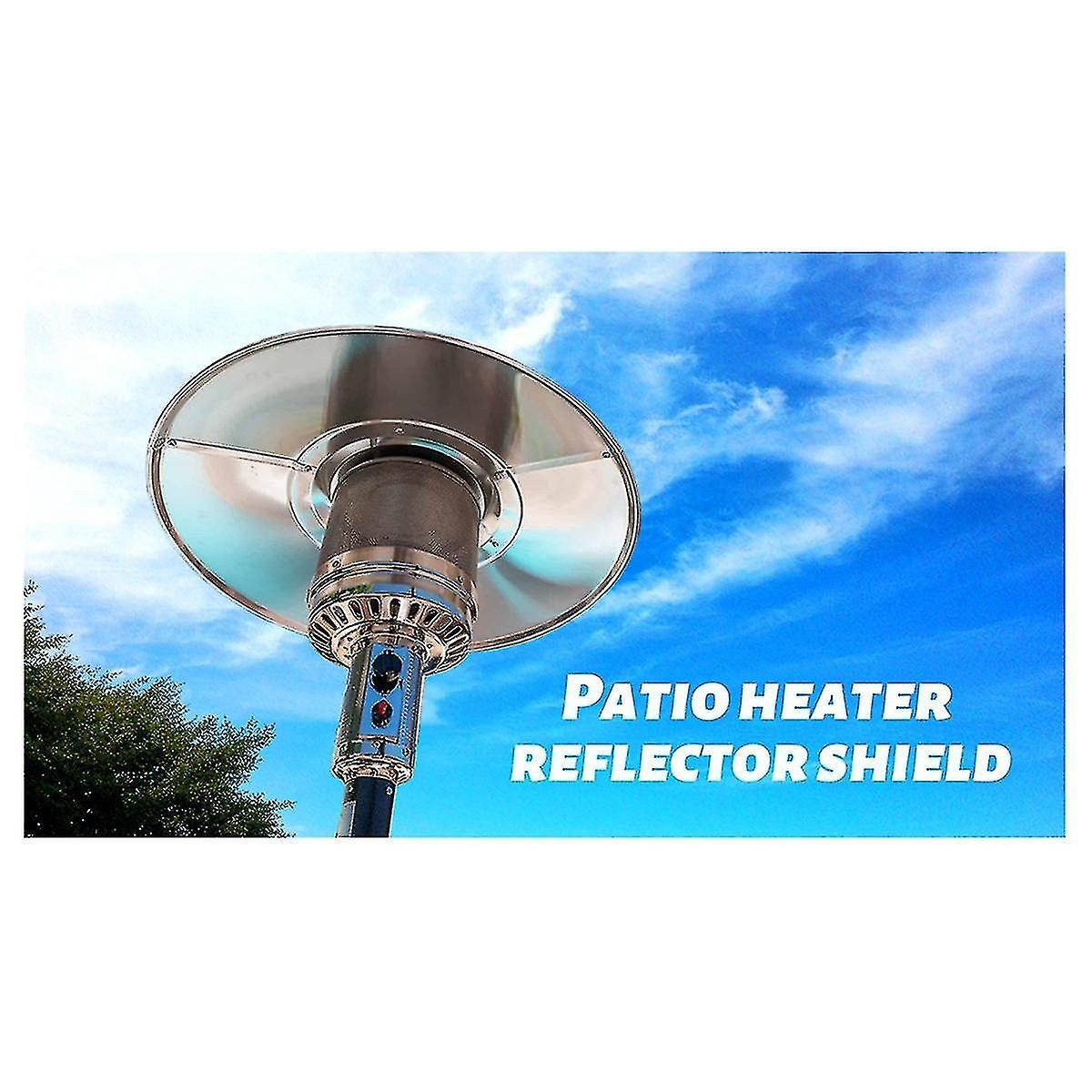 Patio Heater Reflector Plate, Outdoor Propane Heater Replacement Part - Top Dome, 3-Hole Mount, 3-'-UU โ image 3