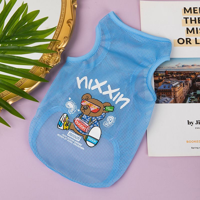 Pet Mesh Vest Dog Cat Clothing Lelemiao Polyester XL