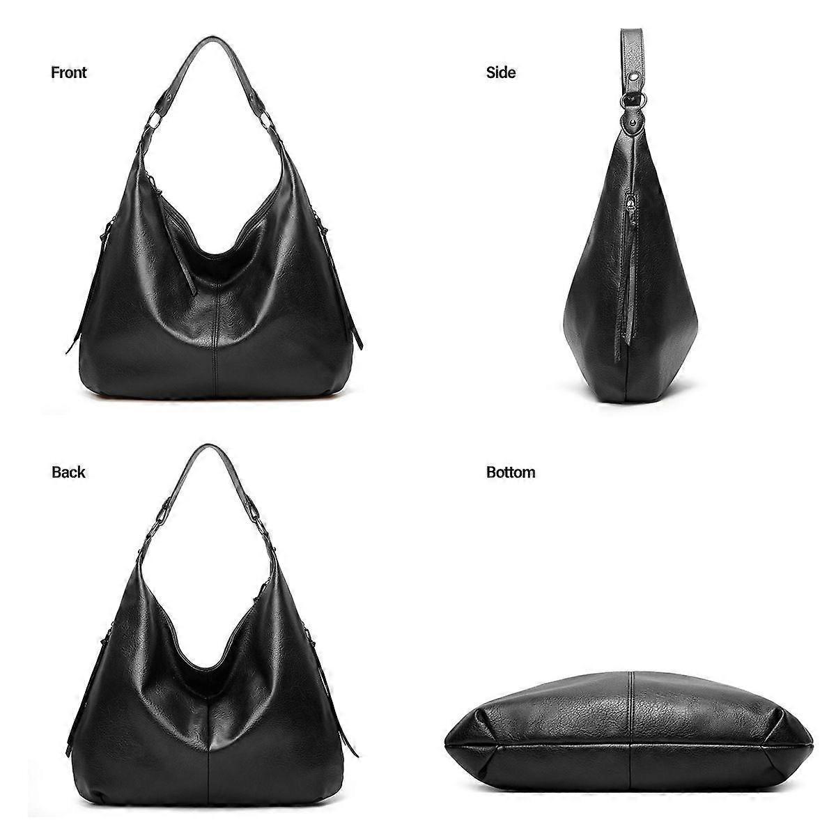 Women's Soft Leather Tote Bags 3pcs Fashion Handbag Wallet Shoulder Purse Set โ image 3