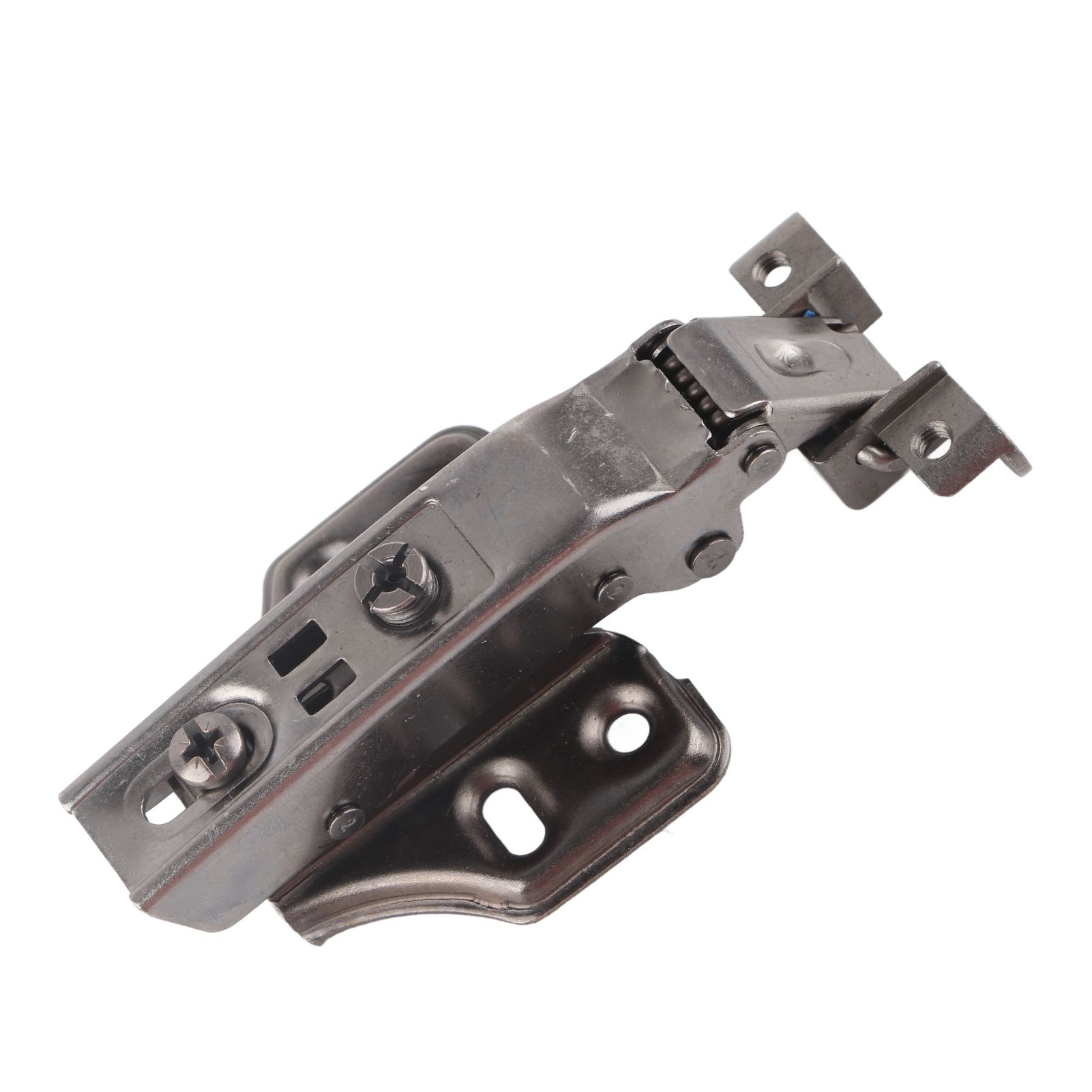 Hydraulic Mute Aluminum Frame Door Hinge Punch Free Wardrobe Cabinet Door Hinge Hardware — image 4