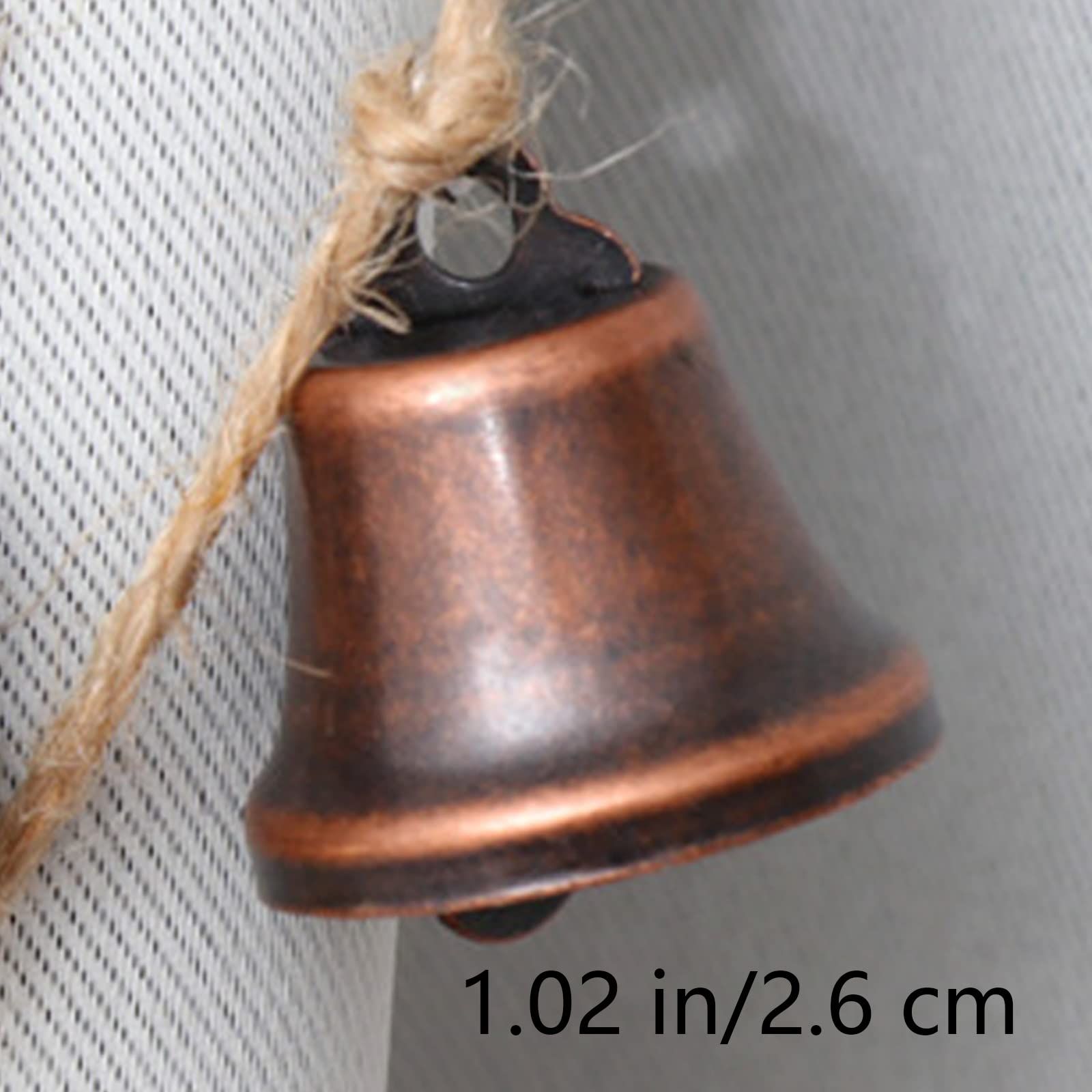 Vintage Jingle Bells Hanging String, Antique Bronze Iron Bells Decorative Hanging Bells Wind Chimes Bell Decoration Gifts for Home — image 3