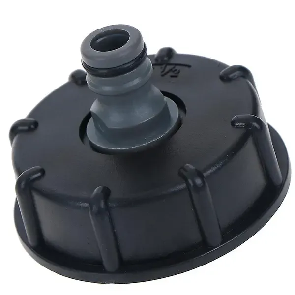 IBC Tank Adapter Reducer Connector, Plastic 2-Inch Coarse-Thread Water Tank Fitting for IBC Containers and Storage Drums, Black โ image 3