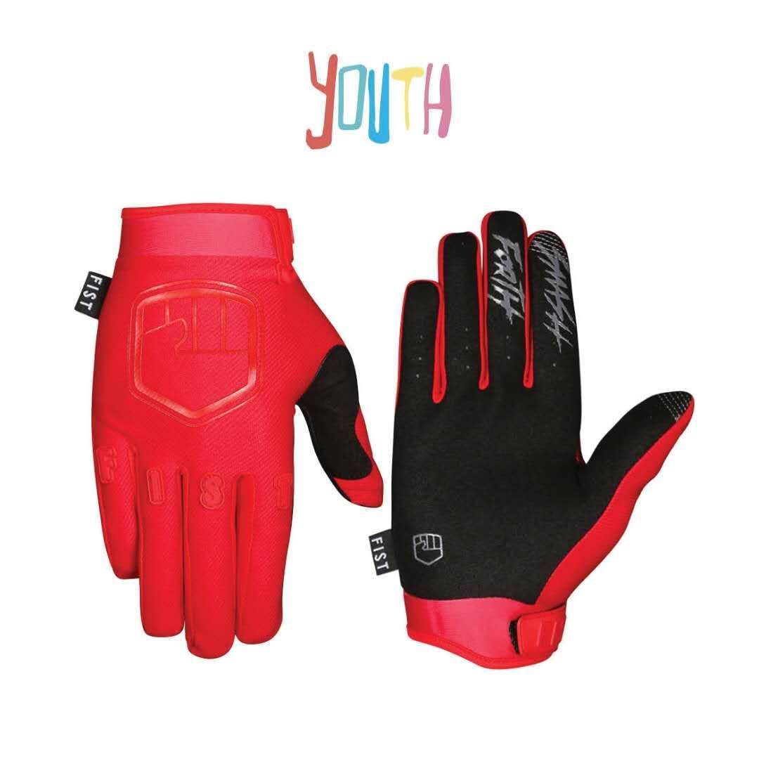 Fist Touch Screen Cycling Gloves Motorcycle Full Finger Red XL