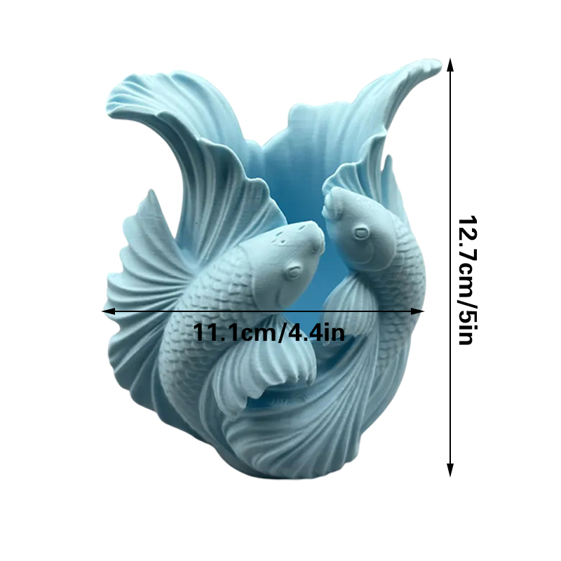 Biomorphic Flowing Sculptural Vase - Organic Wavy Modern Home Decor — image 4