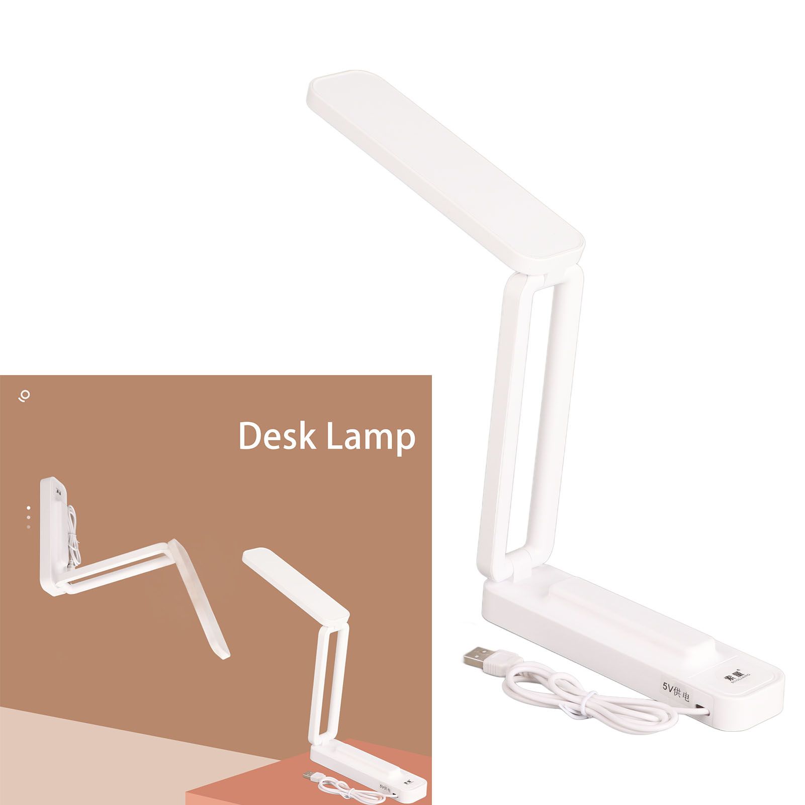Desk Lamp Foldable Portable Plug in Soft Light Table Lamp for Office Home โ image 6