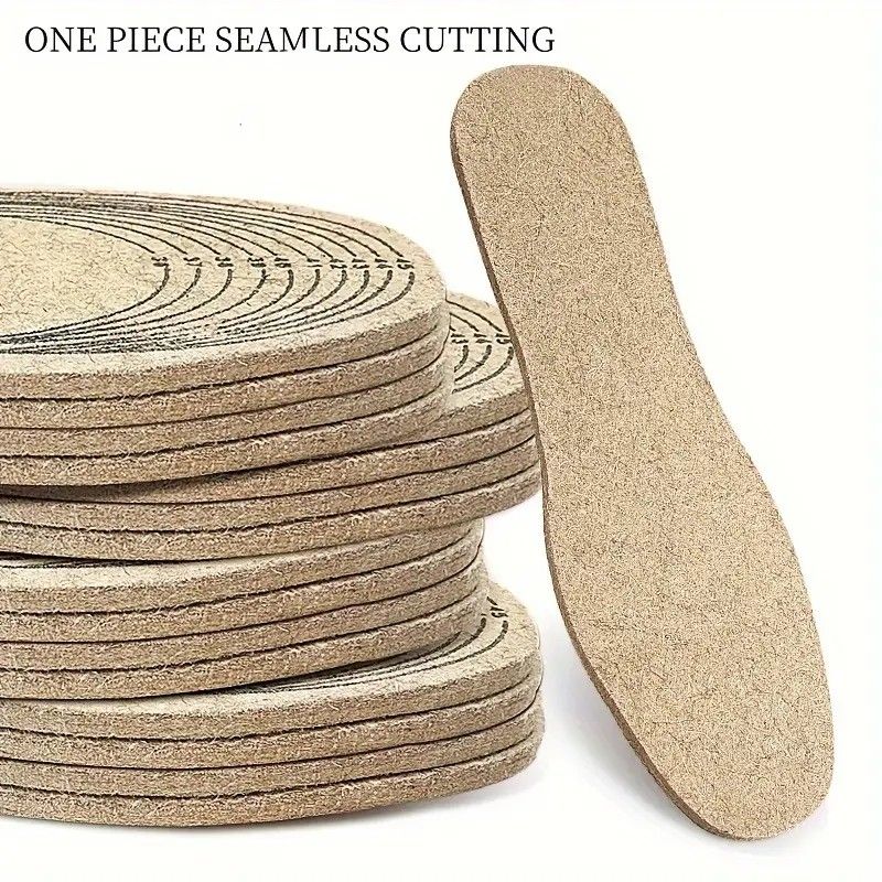 Felt Cuttable Insoles 10-Pair Pack, High-Density Cushioning for All-Day Comfort Without Fatigue, Multi-Size Customizable Cutting to Fit All Shoe Types, Soft โ image 4