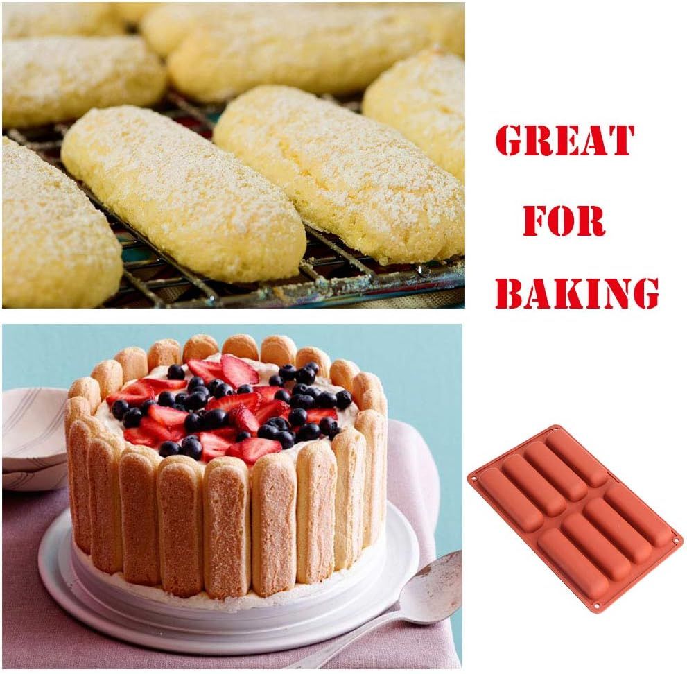 Silicone Mold for Baking Mousse Cake, 3D Silicone Baking Mold for Baking Cakes French Dessert Mold for Pastry Chocolate Brownie — image 4