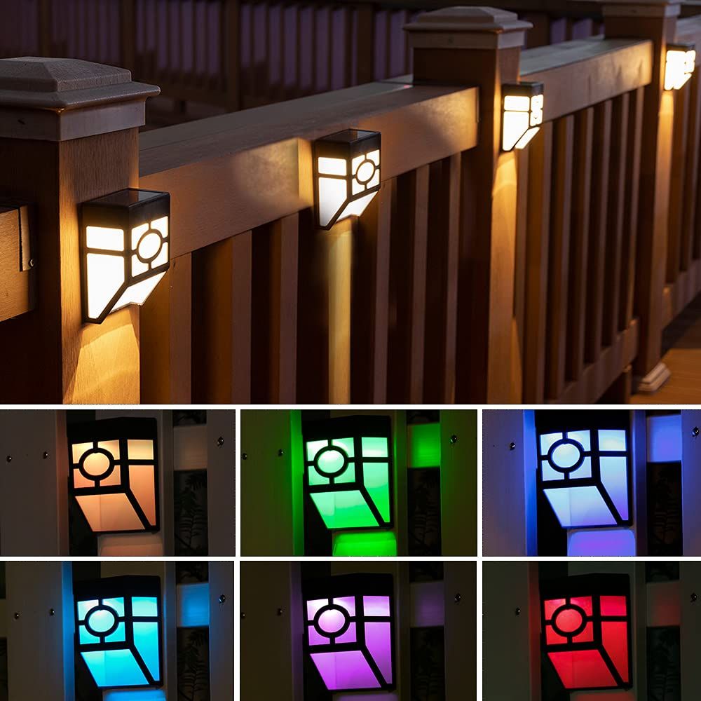 Decorative LED Solar Fence Lights Waterproof — image 2