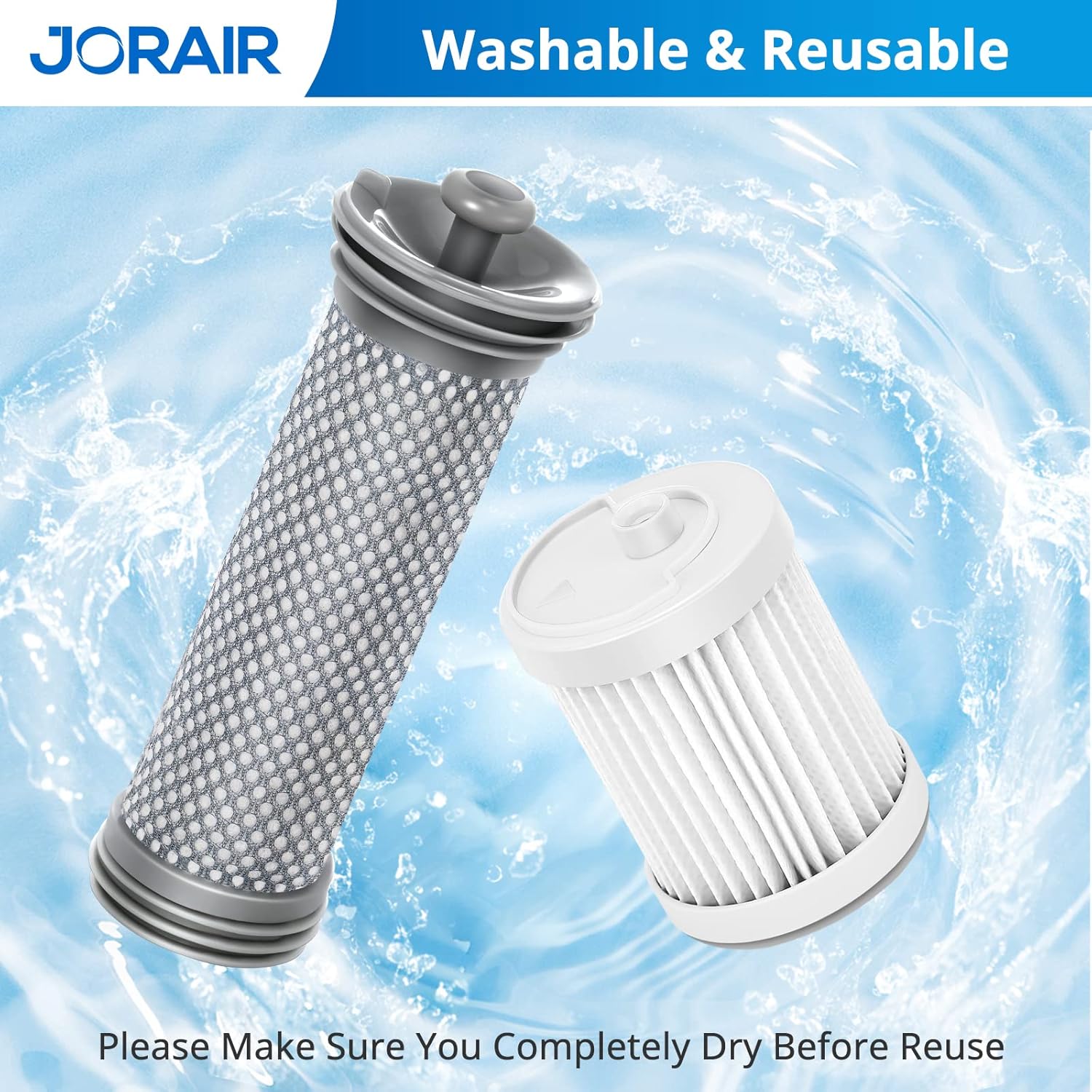 Replacement Filter kit Compatible with Tineco A10/A11 Hero, A10/A11 Master PURE ONE S11, PWRHERO11 Snap Cordless Vacuum Cleaner, 2 Pack Pre Filters & 2 HEPA โ image 4