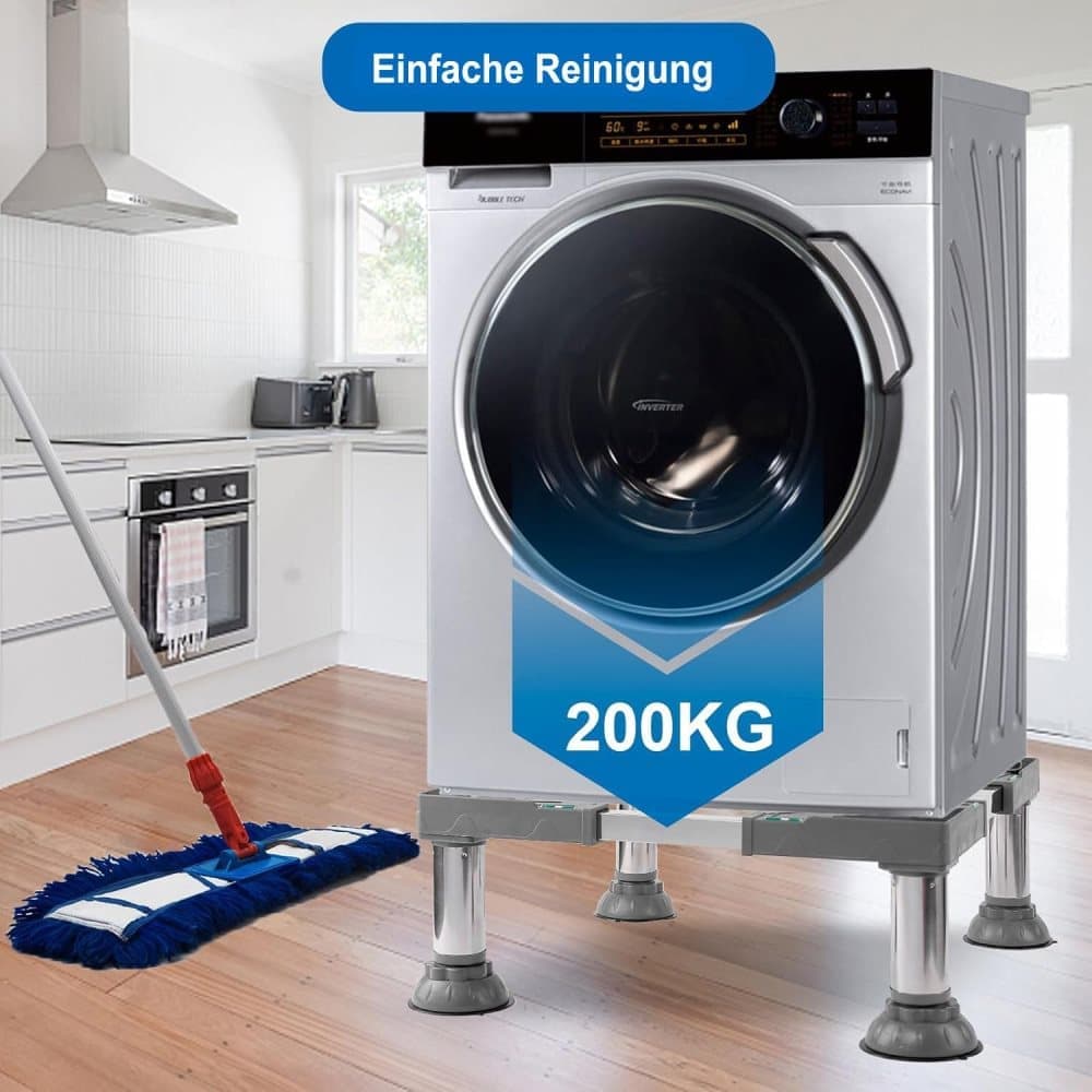 Washing machine base with vibration damping legs, strong load bearing capacity non slip and practical, 26-29cm โ image 2