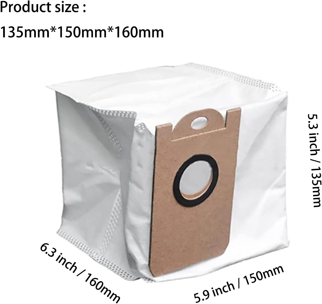 10 Pack Dust Bags for iHome AutoVac Nova S1 Pro, iHRVS1PRO-3BLK, iHRV6-BLK, iHRV7-SLK, iHRV13-BLK,iHRV14-BLK Robot Vacuum Replacement Accessory Parts — image 6