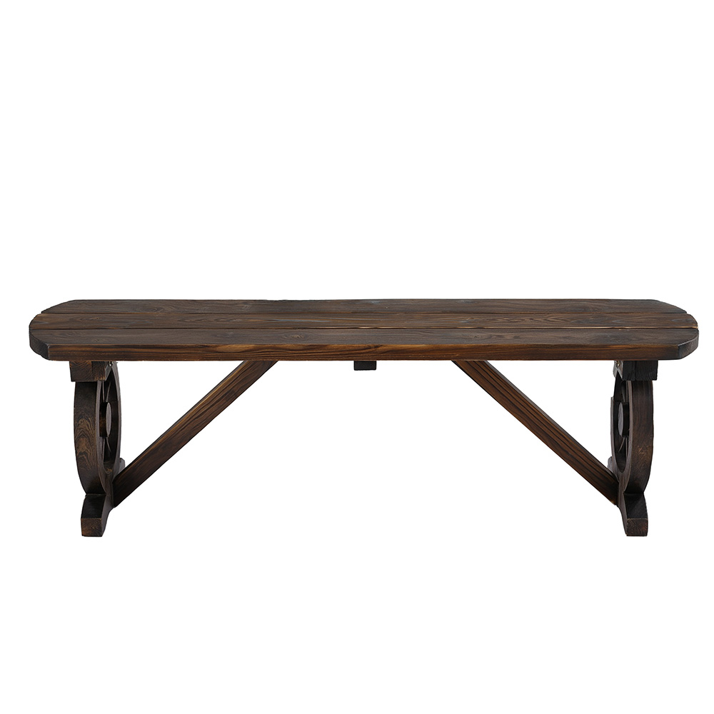 Gardeon Outdoor Garden Bench Seat Wooden Patio Furniture Wagon Dining Chair โ image 3